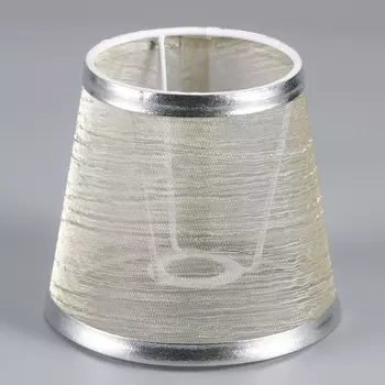 Абажур e14 бежевый 14х14х12,5 см