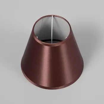 Абажур е14 кофе 15,5х15,5х13,7 см