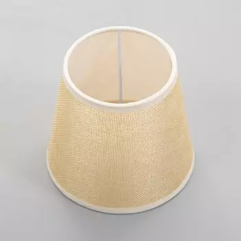 Абажур e14 песочный 15х15х13 см