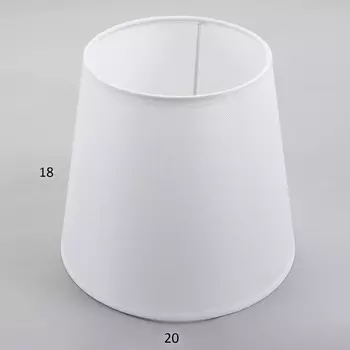 Абажур e27 белый 20х20х18 см