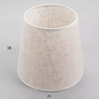 Абажур e27 белый 20х20х18 см