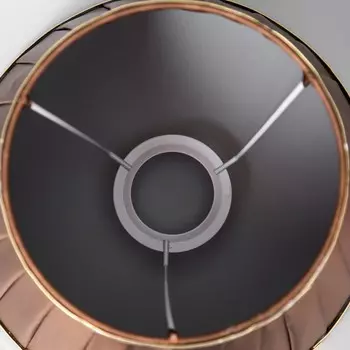 Абажур е27 кофе 17х21х21 см