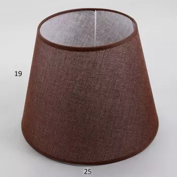 Абажур e27 кофе 25х25х19 см
