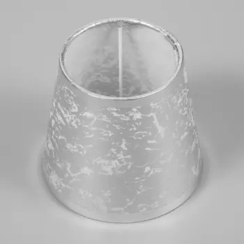 Абажур e27 серебро 15х15х13см