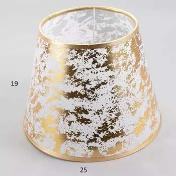 Абажур e27 золото 25х25х19 см