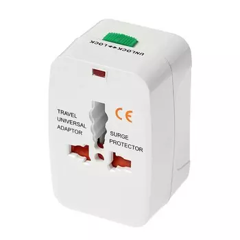Адаптер универсальный 5 в 1, 3 a, 220 в, белый
