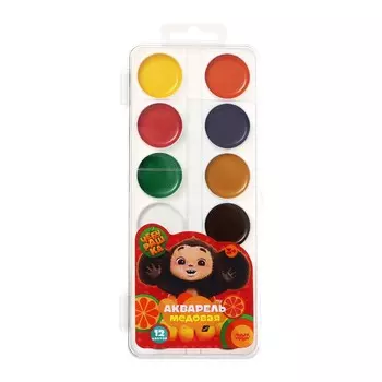 Акварель 12 цветов мульти-пульти
