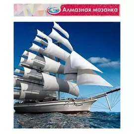 Алмазная мозаика без подрамника, частичное заполнение