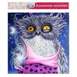 Алмазная мозаика без подрамника, частичное заполнение