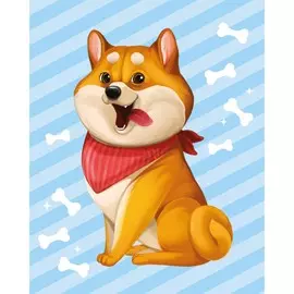 Алмазная мозаика с частичным заполнением для детей