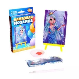 Алмазная мозаика с частичным заполнением на подставке для детей