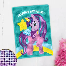 Алмазная мозаика с частичным заполнением на подставке для детей