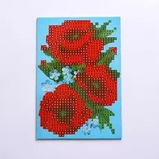 Алмазная мозаика с частичным заполнением на подставке для детей