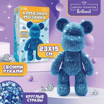 Алмазная мозаика на фигурке с полным заполнением