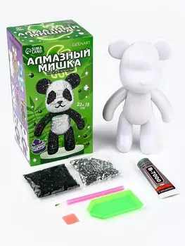 Алмазная мозаика на фигурке с полным заполнением