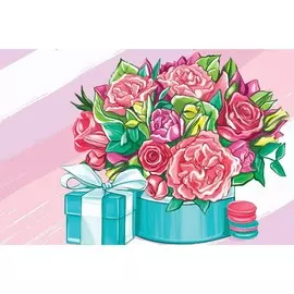 Алмазная мозаика на подрамнике с полным заполнением