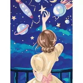 Алмазная мозаика на подрамнике с полным заполнением