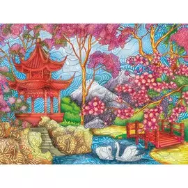 Алмазная мозаика на подрамнике с полным заполнением