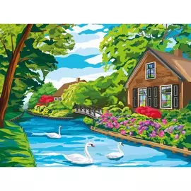 Алмазная мозаика на подрамнике с полным заполнением