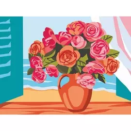 Алмазная мозаика с полным заполнением на подрамнике