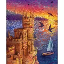 Алмазная мозаика на подрамнике с полным заполнением