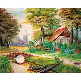 Алмазная мозаика на подрамнике с полным заполнением