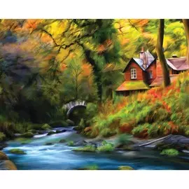 Алмазная мозаика на подрамнике с полным заполнением