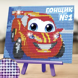 Алмазная мозаика с частичным заполнением на подставке для детей