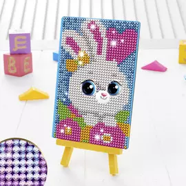Алмазная мозаика с частичным заполнением на подставке для детей