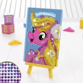 Алмазная мозаика с частичным заполнением на подставке для детей