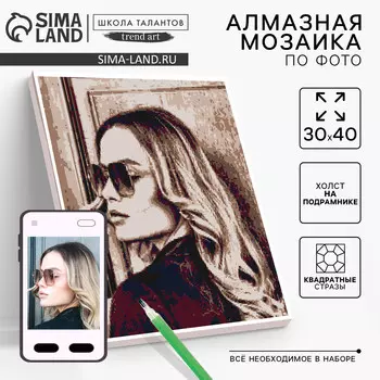 Алмазная мозаика по фото с полным заполнением