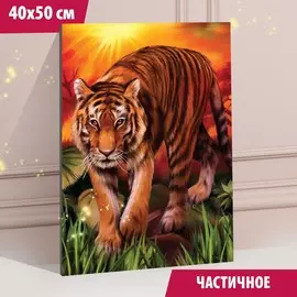 Алмазная мозаика с частичным заполнением