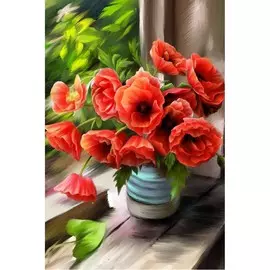 Алмазная мозаика с полным заполнением на холсте