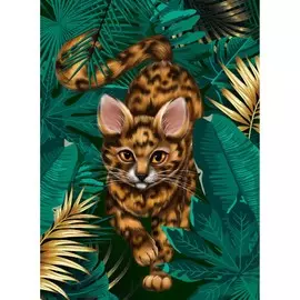 Алмазная мозаика с полным заполнением на холсте