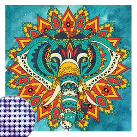 Алмазная мозаика с частичным заполнением на картонной основе