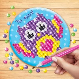 Алмазная вышивка на зеркале