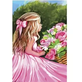 Алмазная мозаика с частичным заполнением