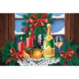 Алмазная мозаика с частичным заполнением