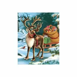 Алмазная мозаика с частичным заполнением