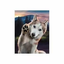 Алмазная мозаика с частичным заполнением