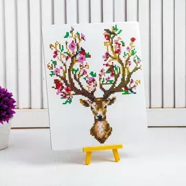 Алмазная вышивка с частичным заполнением