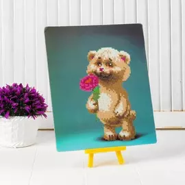 Алмазная вышивка с частичным заполнением