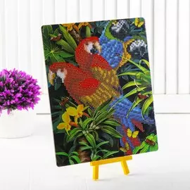 Алмазная вышивка с частичным заполнением