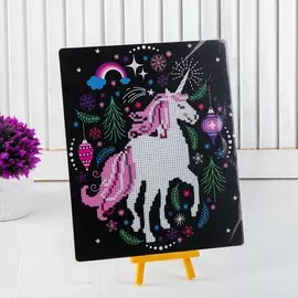 Алмазная вышивка с частичным заполнением