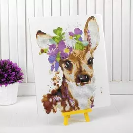 Алмазная вышивка с частичным заполнением