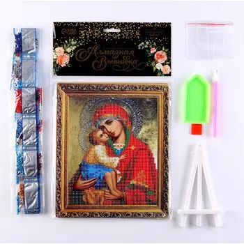 Алмазная вышивка с частичным заполнением