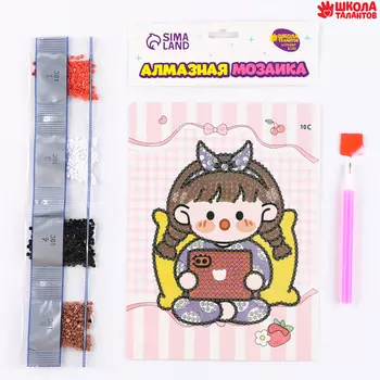 Алмазная вышивка с частичным заполнением