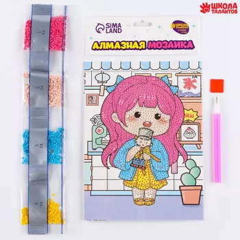 Алмазная вышивка с частичным заполнением