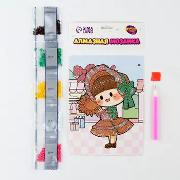 Алмазная вышивка с частичным заполнением