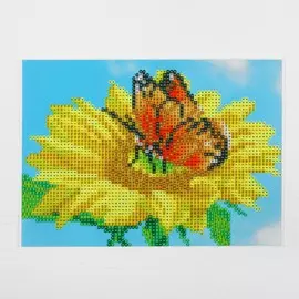 Алмазная вышивка с частичным заполнением